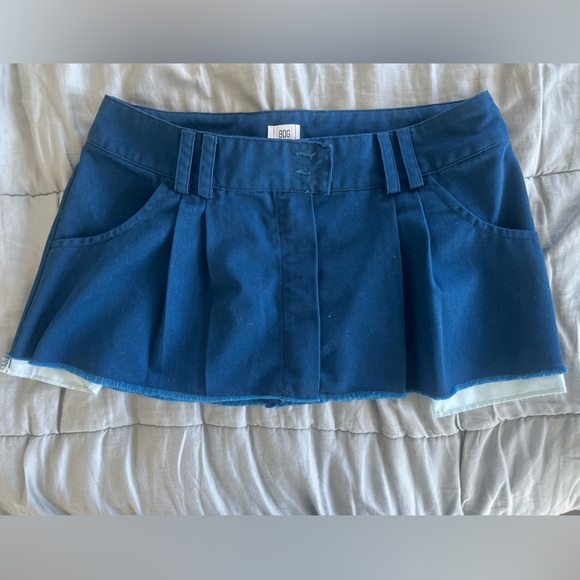 URBAN OUTFITTERS BLUE MINI SKIRT - Picture 3 of 3